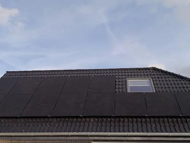 PV-Referenzprojekt auf einem Einfamilienhaus.